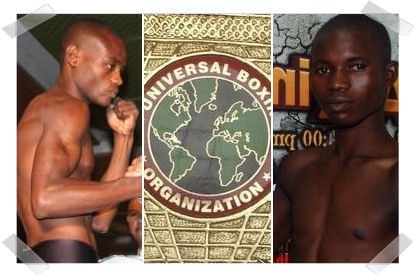 Anthony Mathias (left) vs. Juma Fundi (right) for UBO World Flyweight title