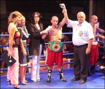 New UBO Youth Super Lightweight Champion Laszlo Fazekas