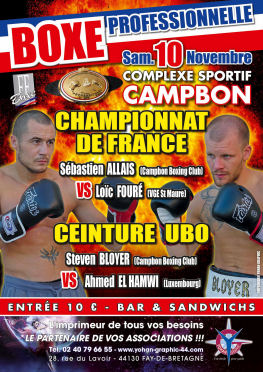 Bloyer vs. El Hamwi November 10